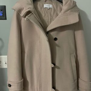 Reiss blush pink wool jacket